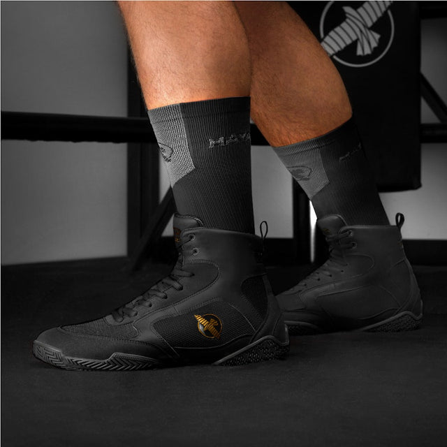 Botas de boxeo Hayabusa Pro – Negro