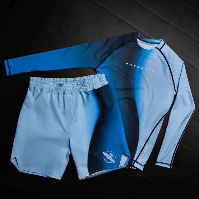 Hayabusa MMA-Shorts Apex Nova Kinder – Blau