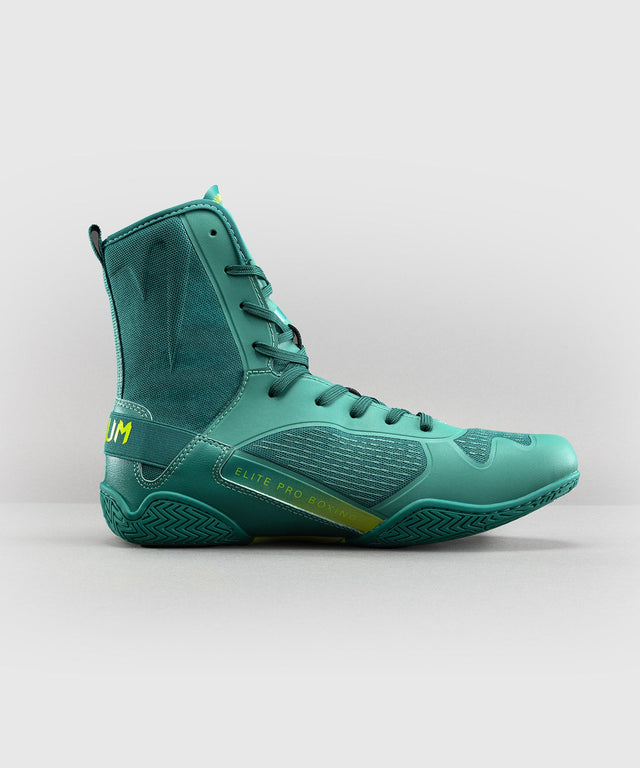 Chaussures de boxe Venum Elite Neo – Vert/Jaune Néon