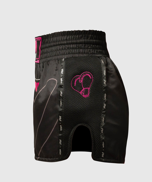 Venum Muay Thai shorts x Dua - Sort/Fuchsia Pink