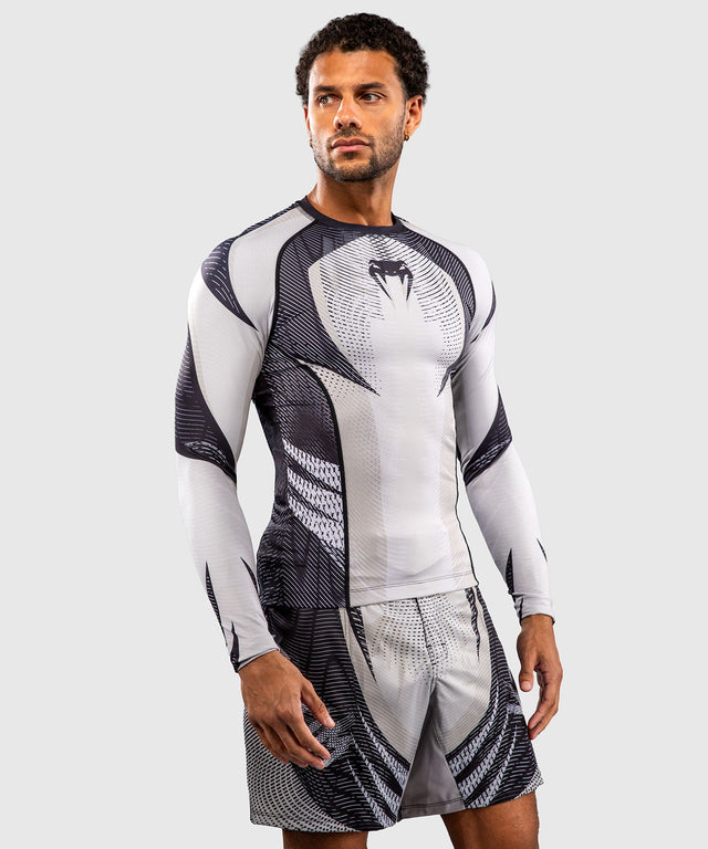 Venum Rashguard Galactic 3.0 Mâneci Lungi - Alb Crem/Negru