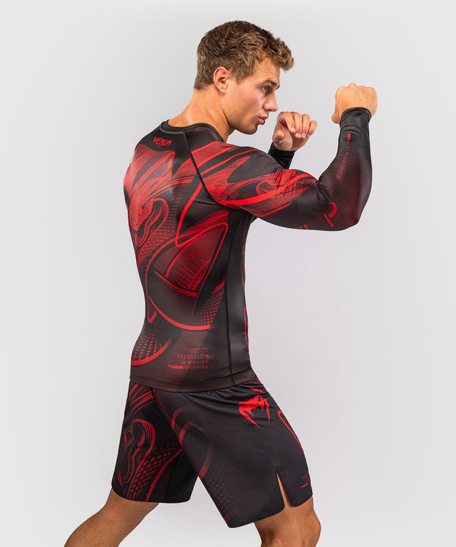 Venum Rashguard Crimson Viper 2.0 Langarm – Schwarz/Rot