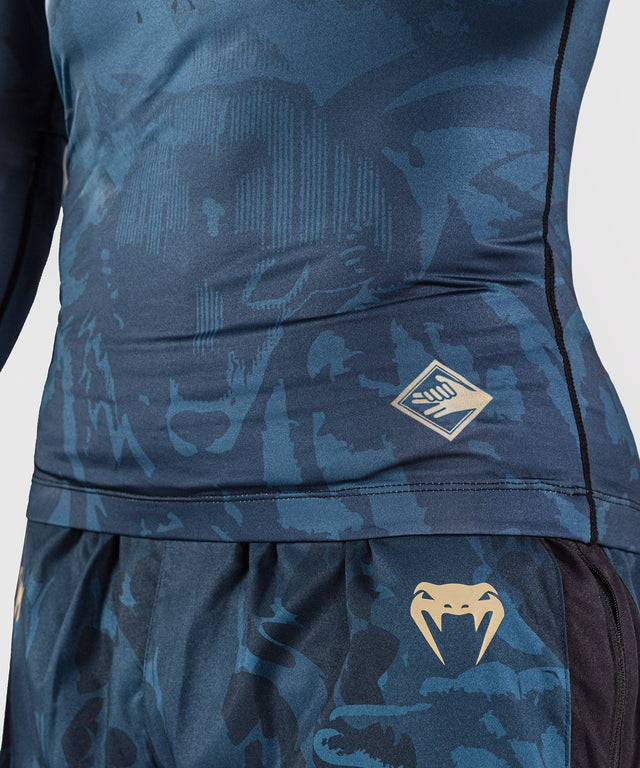 Rashguard Venum Jujutsu Kaisen Fushiguro Maniche Lunghe - Blu