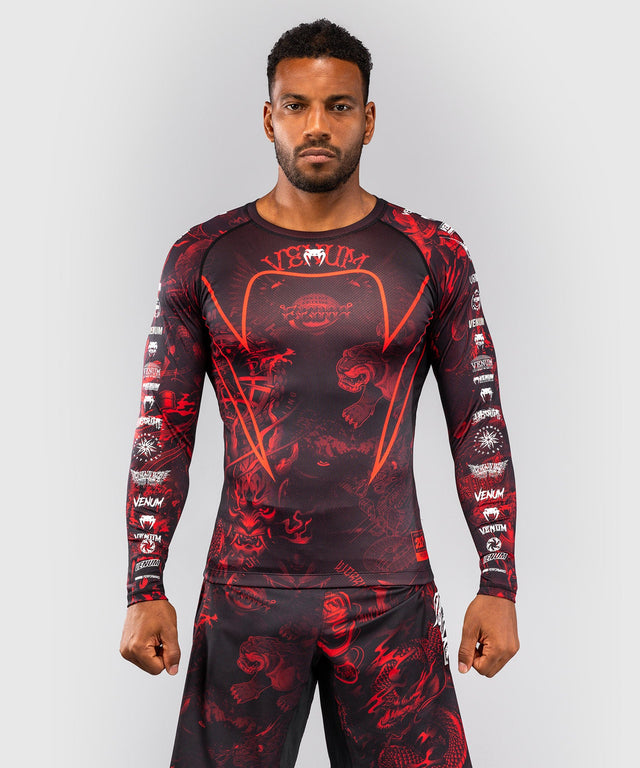 Rashguard Venum 20th Anniversary Maniche Lunghe – Nero/Rosso