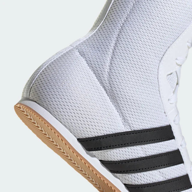 Buty bokserskie Adidas Box Hog 2 – Białe/Czarne