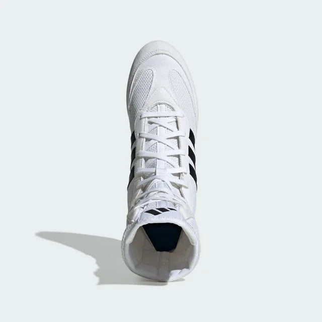 Buty bokserskie Adidas Box Hog 2 – Białe/Czarne