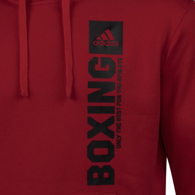 Adidas Hoodie Community Vertical Boxing - Rød/Sort