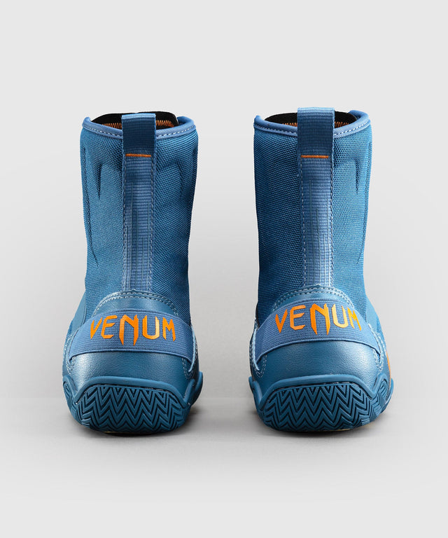 Venum Botas de boxe Elite Neo – Azul-aço/Laranja