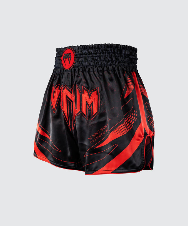 Pantaloncini Muay Thai Venum Amazonia Reborn – Nero/Rosso