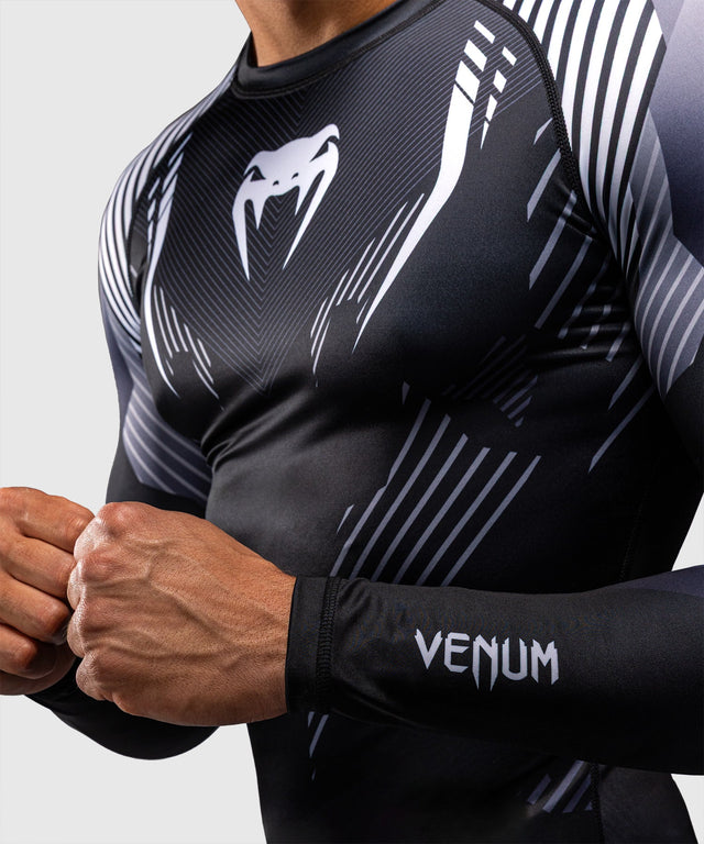 Venum Rashguard No-Gi 6.0 Lange Mouwen - Zwart/Wit