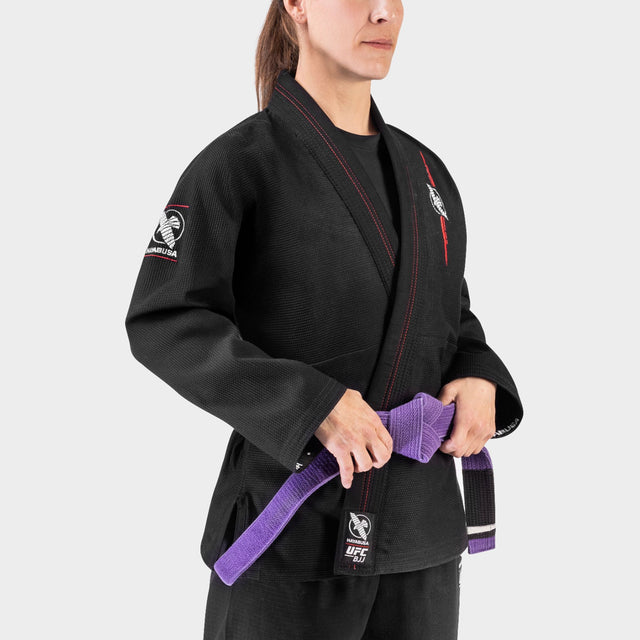 Hayabusa x UFC BJJ-Gi Jacke Lightweight Damen – Schwarz