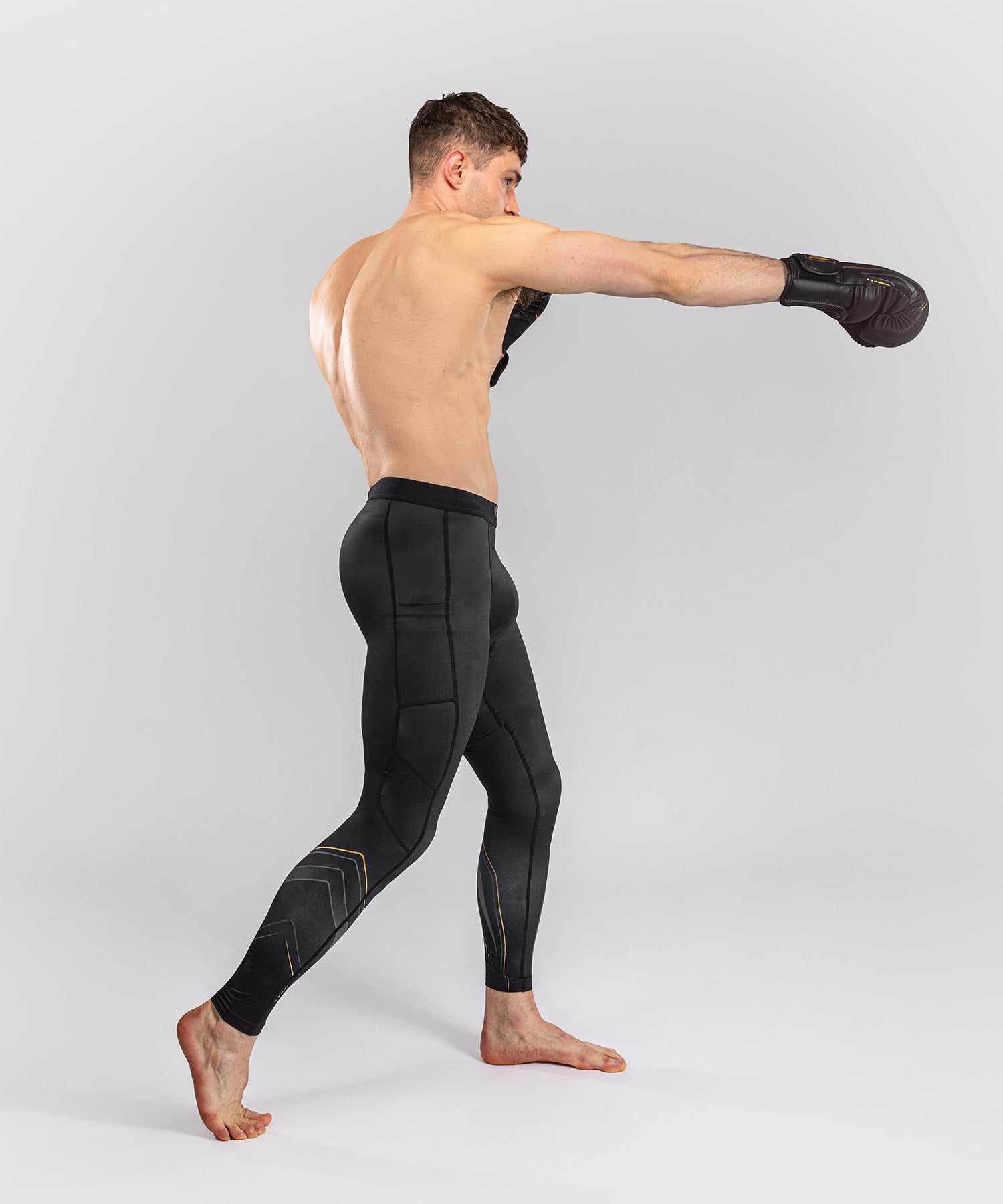 Shorts de compression Venum Streamline – Noir/Or