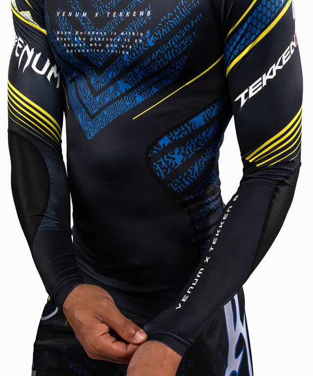 Venum Rashguard TEKKEN 8 King - Sort/Gul - foto 7