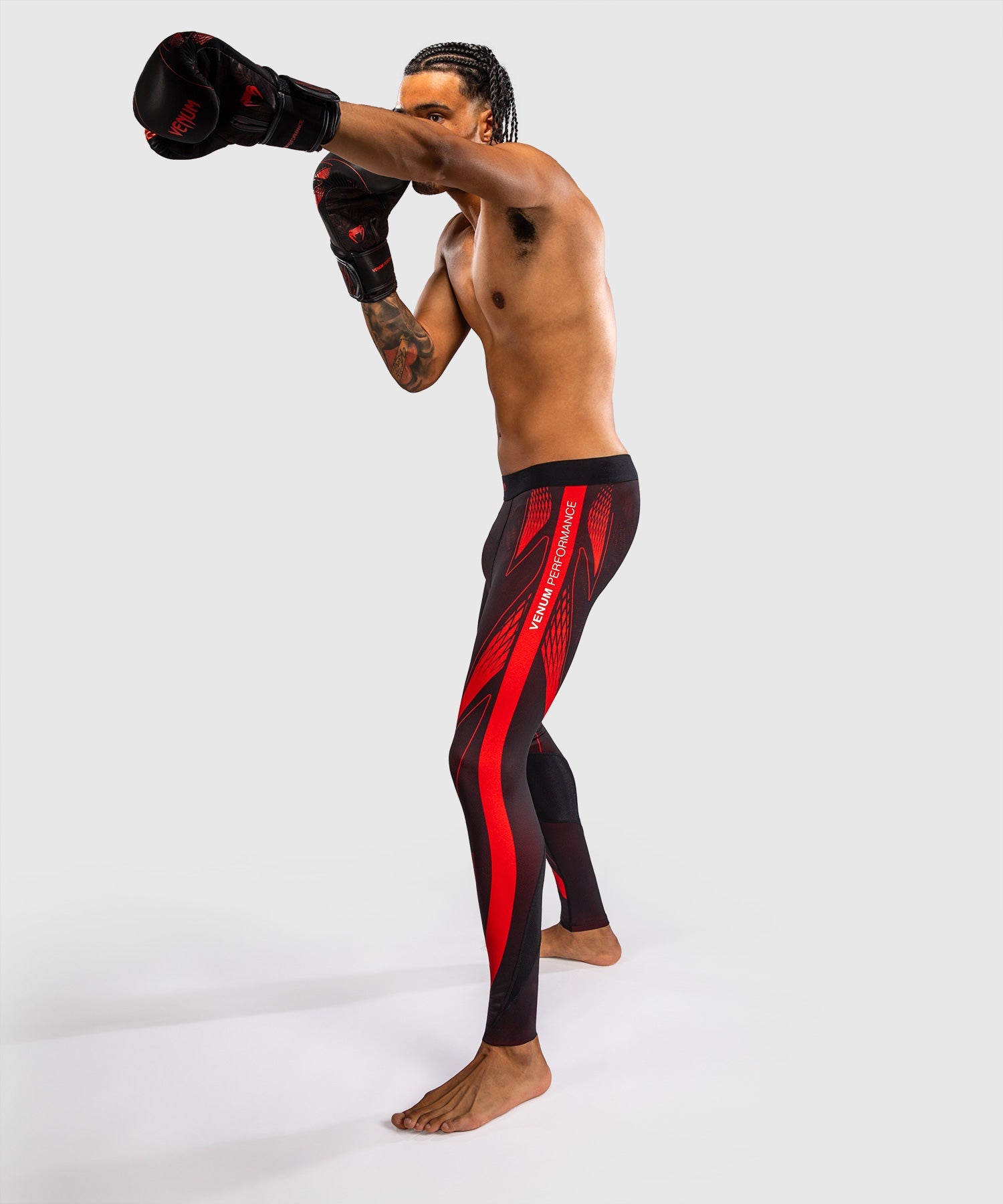 Venum Compression Shorts Amazonia Reborn – Black/Red (VENUM-06451-100)