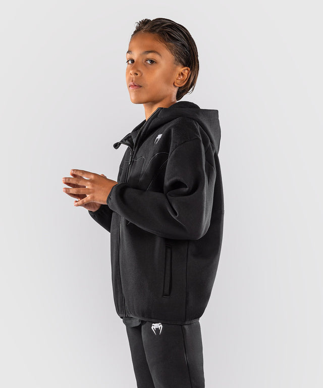 Veste d'entraînement Venum Attack Fleece & Weave enfant – Noir