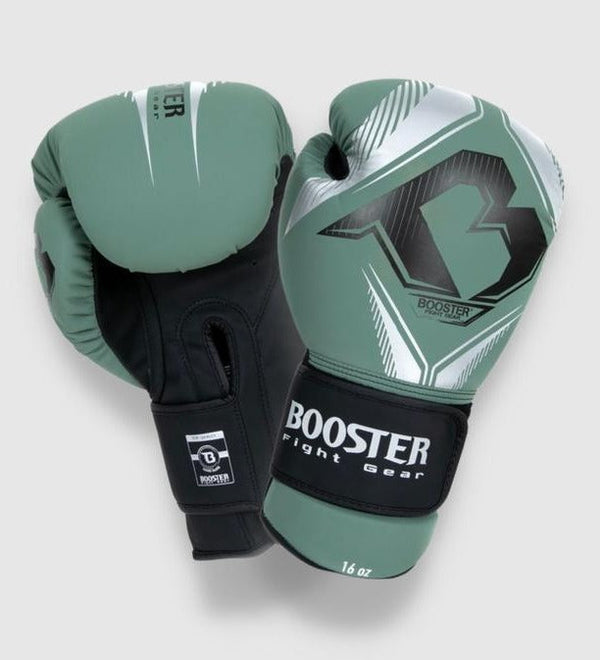 Guantoni da boxe Booster Bangkok – Verde/Argento/Nero