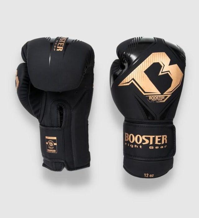Guantoni da boxe Booster Bangkok – Nero/Oro – Guantoni da boxe
