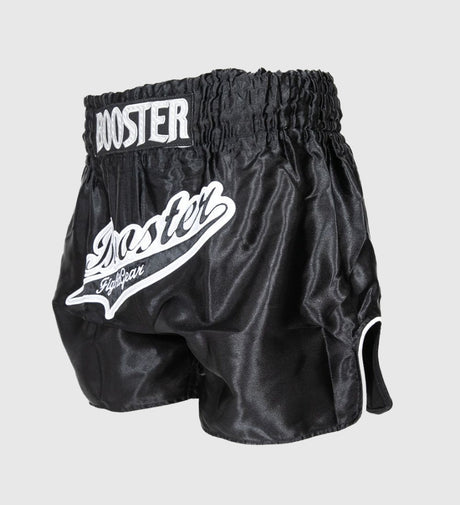 Shorts de kickboxing Booster Slugger – Noir/Blanc