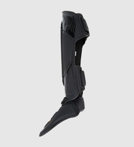 Espinilleras de kickboxing Booster Bangkok – Negro/Oro – Espinilleras