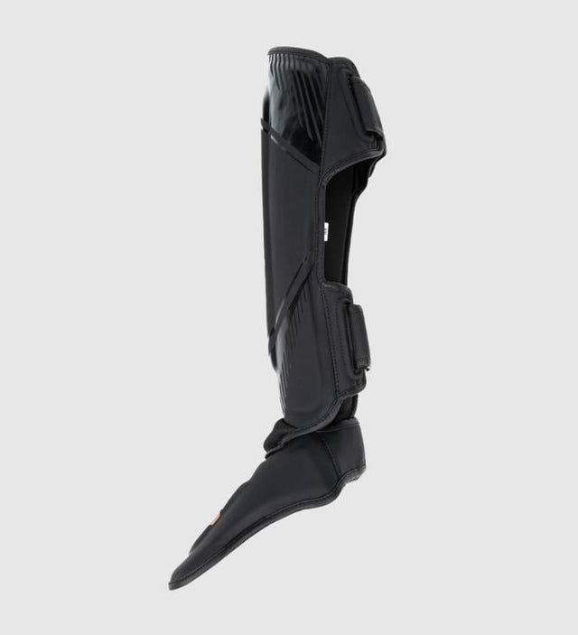 Espinilleras de kickboxing Booster Bangkok – Negro/Oro – Espinilleras