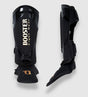 Espinilleras de kickboxing Booster Bangkok – Negro/Oro – Espinilleras