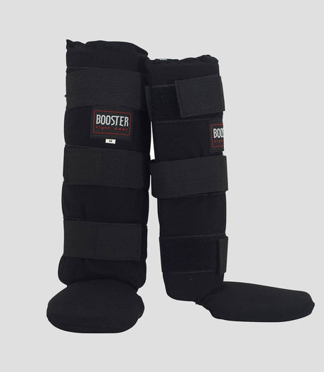 Espinilleras Booster Kickboks BTSG Curved – Negro – Espinilleras