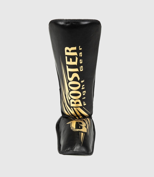 Tibiere Booster Kickboxing Copii – Negru/Auriu – Tibiere