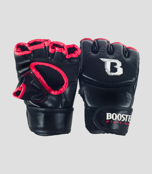 Booster MMA-handsker - Sort/Rød - MMA-handsker