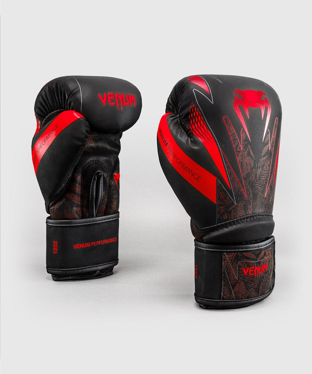 Guantoni da boxe Venum Impact Amazonia Reborn – Nero/Rosso