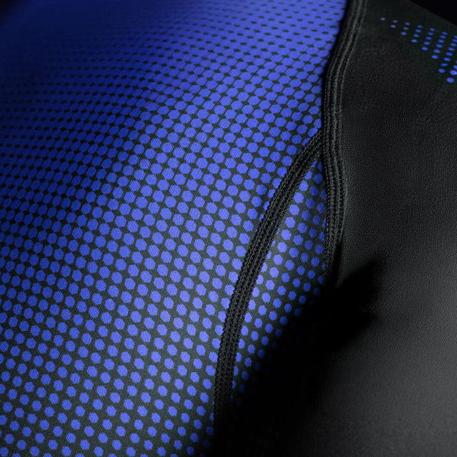 Hayabusa Rashguard Pro Ranked Korta Ärmar Dam - Blå