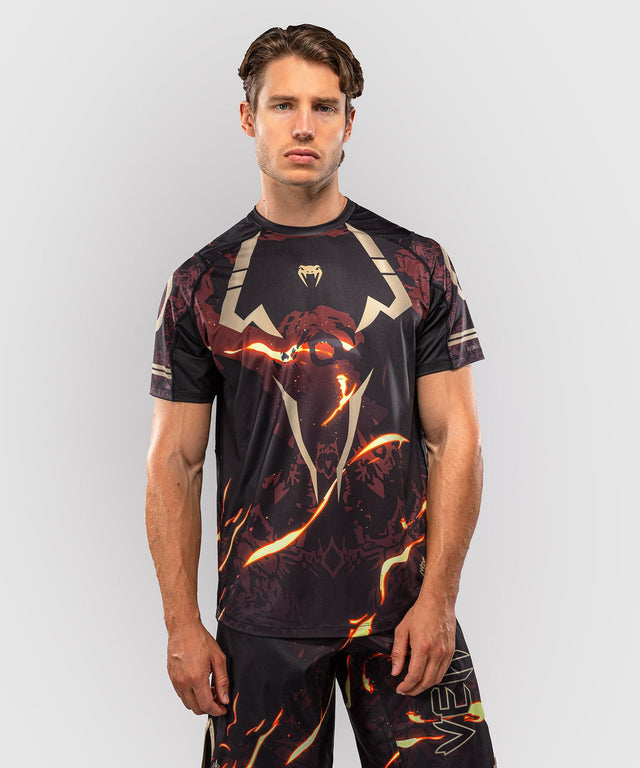 Venum T-Shirt x Jujutsu Kaisen Sukuna – Schwarz/Hellbeige