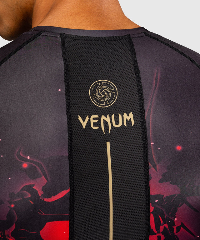 Rashguard Venum x Jujutsu Kaisen Itadori – Nero/Rosso