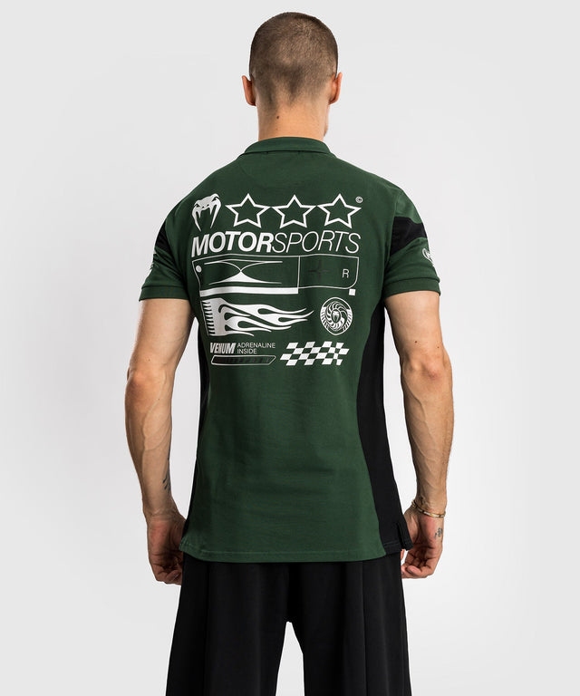 Venum Motorsport Polo - Djup grön
