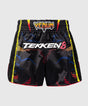 Calções de Muay Thai Venum TEKKEN 8 Yoshimitsu – Preto/Laranja – foto 1