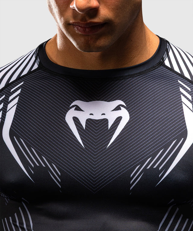 Venum Rashguard No-Gi 6.0 Lange Mouwen - Zwart/Wit