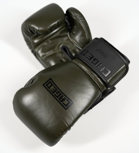 Mănuși de box Caged X Series – Kaki Verde/Negru – Mănuși de box