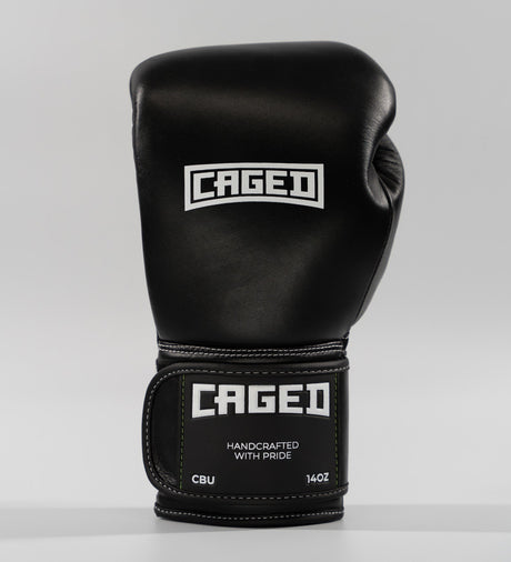 Mănuși de box Caged X Series – Negru/Alb
