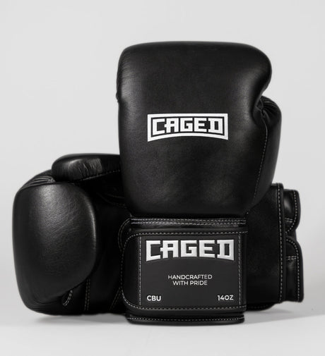 Mănuși de box Caged X Series – Negru/Alb