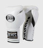 Gants de boxe Cleto Reyes à lacets – Blanc