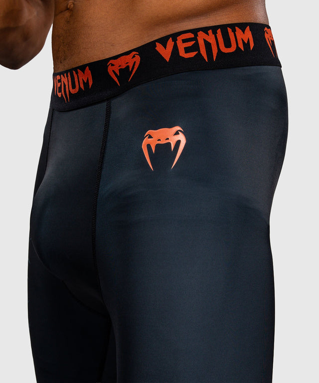 Venum Compression shorts Thunder Dragon – Black/Grey/Copper