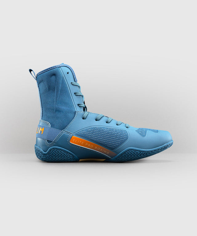 Venum Botas de boxe Elite Neo – Azul-aço/Laranja