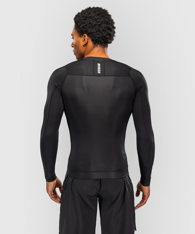 Venum Rashguard G-Fit Scale Lange Mouwen - Sort