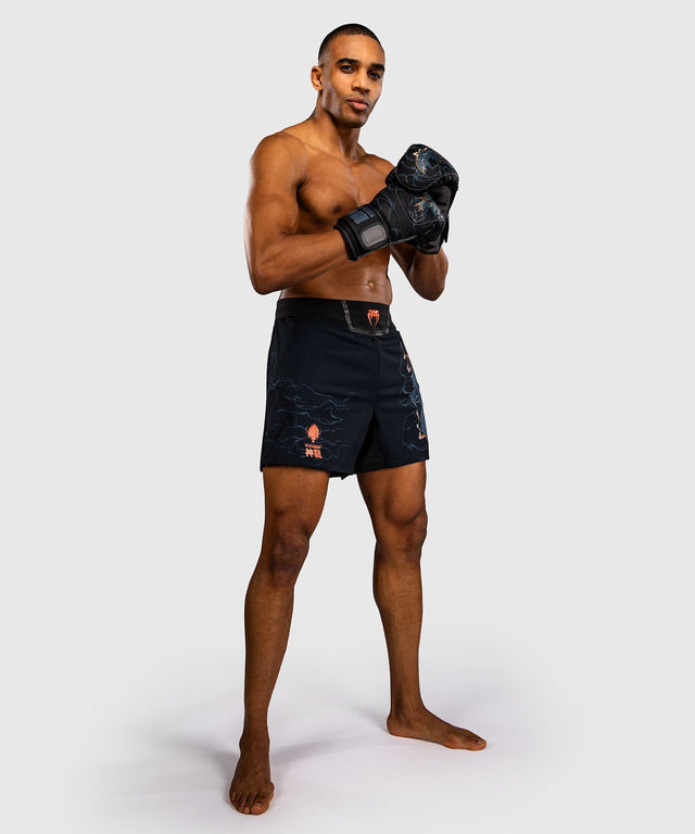 Venum MMA-shorts Thunder Dragon – Sort/Grå/Kobber