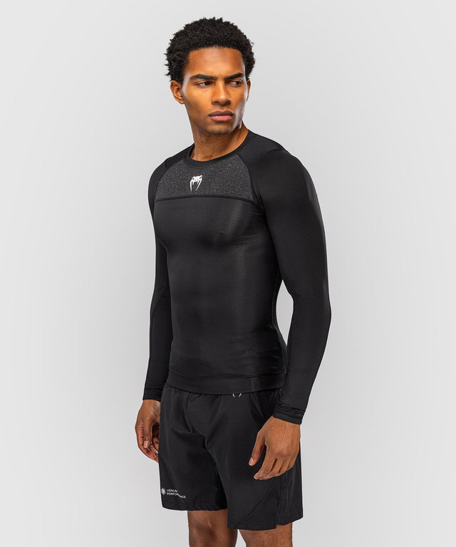 Venum Rashguard G-Fit Scale Lange Mouwen - Sort