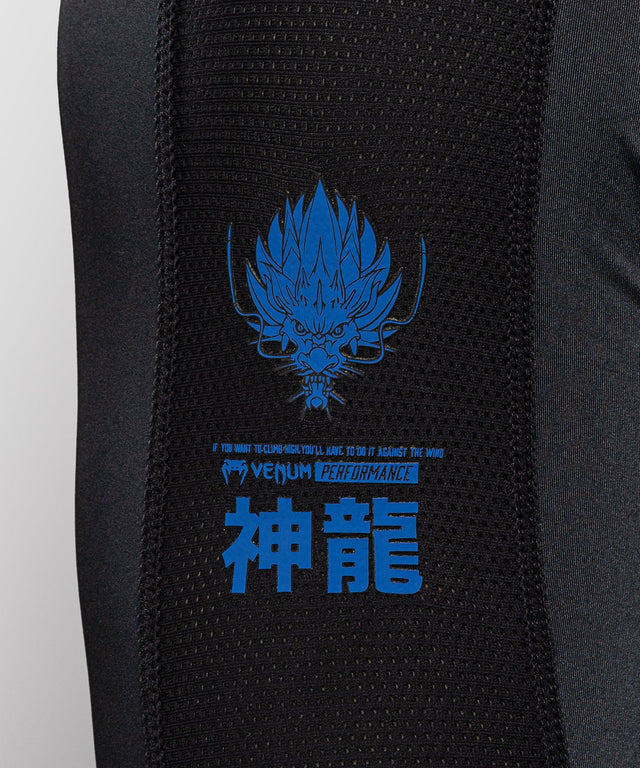 Rashguard Venum Thunder Dragon Dlouhé rukávy – Černá/Královská modrá