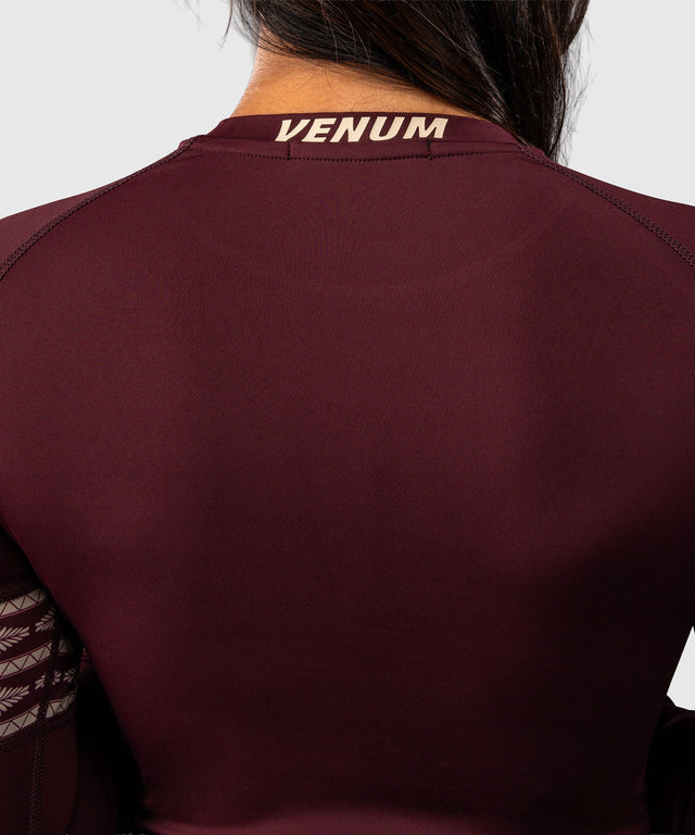 Venum Rashguard Talisman Mâneci Lungi - Prună