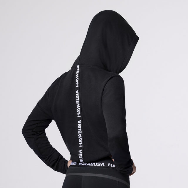 Hayabusa Hoodie Cozy Fleece til kvinder - Sort