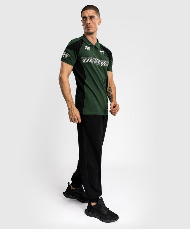 Venum Motorsport Polo - Djup grön