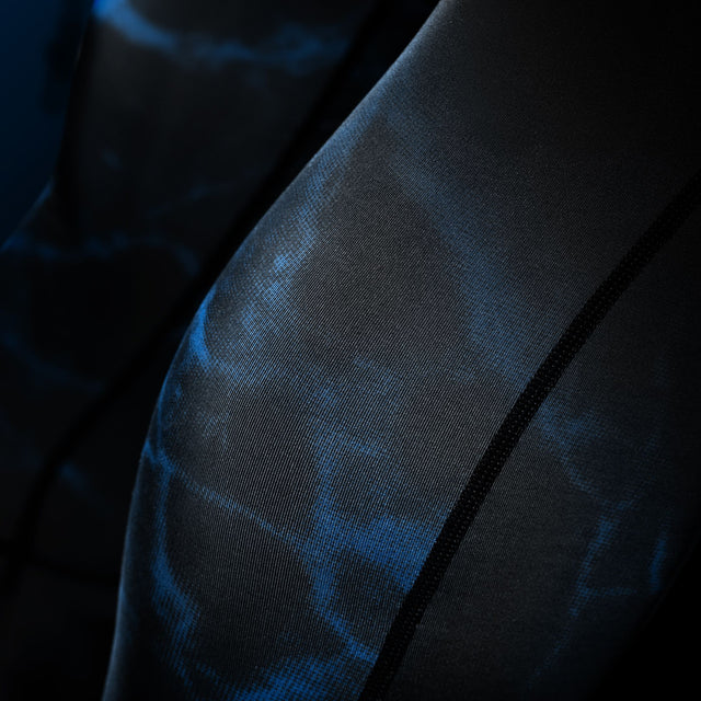 Shorts de compression BJJ Hayabusa x UFC – Noir/Bleu