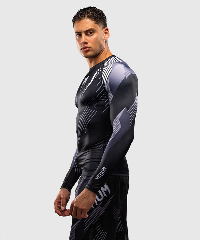 Venum Rashguard No-Gi 6.0 Lange Mouwen - Zwart/Wit